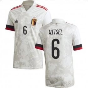 Camisetas Bélgica Witsel 6 Segunda Equipacion  Eurocopa 2020
